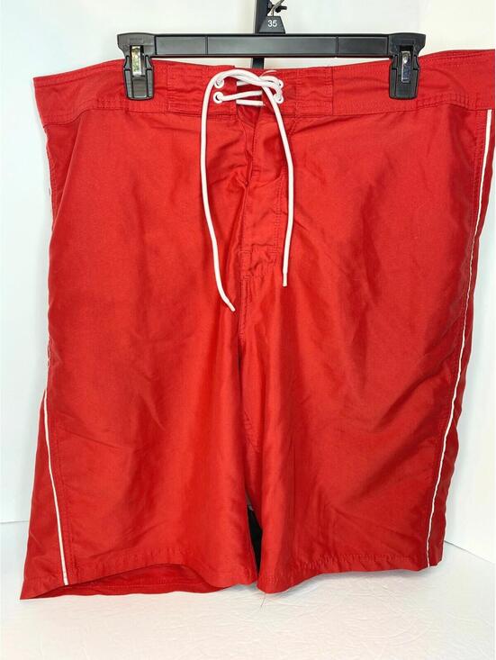 Old Navy Other - Old Navy / Red Board Shorts Swim Trunks Back Pocket Unlined UPF 40 / Size 36